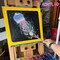 11-Piece Acrylic & Watercolor Brush Set, Goat Hair & Synthetic Blend, 3 Mop Brushes for Acrylic Painting, 3 Oval Mop, 2 Flat, 2 Fan, 1 Hake Brush, for Canvas, Wash, Gold Leaf Gilding